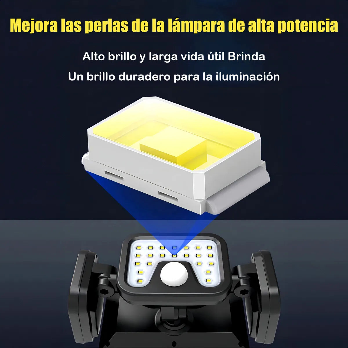 Lampara Solar 3 Modos Led Exterior