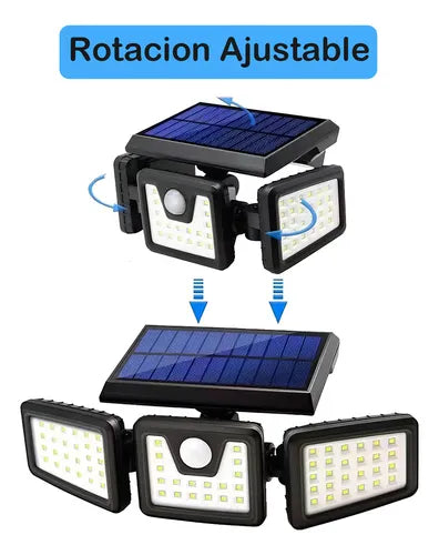Lampara Solar 3 Modos Led Exterior